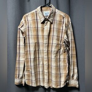 US Expedition brown plaid shirt.  Men’s medium